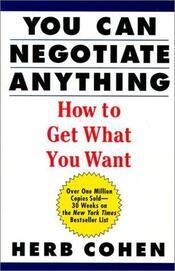 You Can Negotiate Anything cover